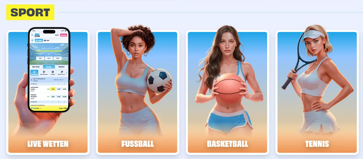 OnlySpins Sports Betting Section